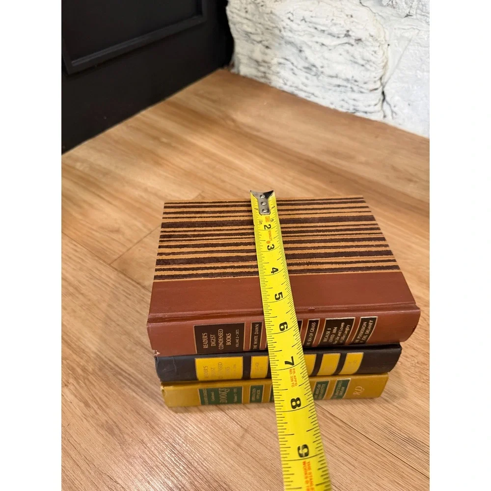 Vintage Readers Digest Condensed Books Set of 3 Hardcover Retro Decor 1970-1976